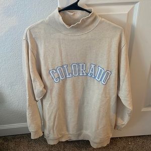 Aerie t neck Colorado sweater